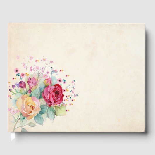 カスタマイズ可能なローズ - ゲストブック (正面)