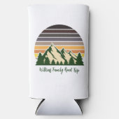 カスタマイズ可能なロードトリップグリーンフォレスト自然 スリム缶クーラー (正面)