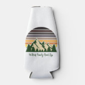 カスタマイズ可能なロードトリップグリーンフォレスト自然 ボトルクーラー (正面)