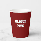 カスタマイズ可能なローライダーカークラブ紙カップ 紙コップ (裏面)