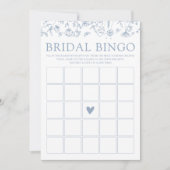 カスタマイズ可能なワイルドフラワーズビンゴゲームカード 招待状 (正面)