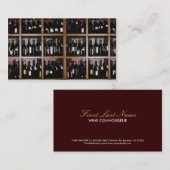 カスタマイズ可能なワインクラート名刺 名刺 (正面/裏面)
