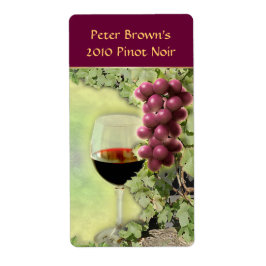 カスタマイズ可能なワインラベル ラベル