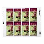 カスタマイズ可能なワインラベル ラベル (フルシート)