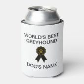 カスタマイズ可能なワールド最高ののGreyhoundデザイン 缶クーラー (缶正面)