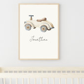 カスタマイズ可能なヴィンテージおもちゃの自動車 ポスター