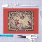 カスタマイズ可能なヴィンテージの天使のティッシュペーパー 薄葉紙 (クラフト)