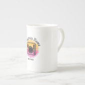 カスタマイズ可能なヴィンテージサンセットディーナーコーヒー ボーンチャイナマグカップ (正面右)