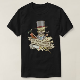 カスタマイズ可能なヴィンテージスカル Tシャツ
