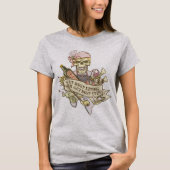 カスタマイズ可能なヴィンテージスカル Tシャツ (正面)