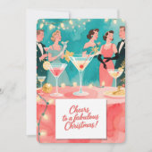 カスタマイズ可能なヴィンテージスタイルのホリデーカード シーズンカード (正面)