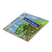 カスタマイズ可能なヴィンテージドイツ語通り記号 –  タイル (側面)