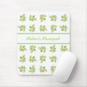 カスタマイズ可能なヴィンテージピンクローズブズマウスパッド マウスパッド (マウス)