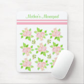 カスタマイズ可能なヴィンテージピンクローズマウスパッド マウスパッド (マウス)