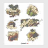 カスタマイズ可能なヴィンテージフルーツホーム製缶詰ジャム シール (シート)