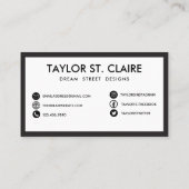 カスタマイズ可能なヴィンテージマップ名刺 名刺 (裏面)