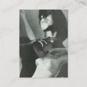 カスタマイズ可能なヴィンテージランジェリー写真 名刺 (正面)