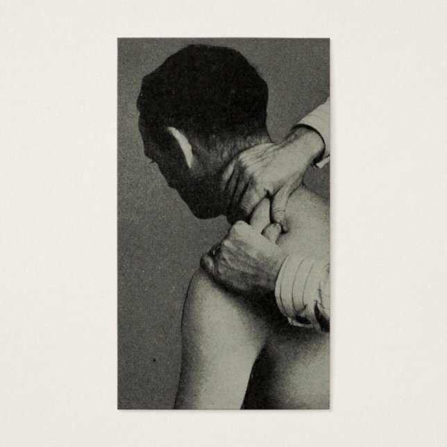 カスタマイズ可能なヴィンテージ古いタイムマッサージ写真 (正面)