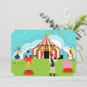 カスタマイズ可能なヴィンテージ回路パーティの招待状 招待状 (スタンド正面)