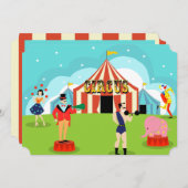 カスタマイズ可能なヴィンテージ回路パーティの招待状 招待状 (正面/裏面)