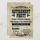 カスタマイズ可能なヴィンテージ国パーティの招待状 招待状 (正面/裏面)