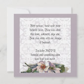 カスタマイズ可能なヴィンテージ結婚花嫁のセット – テンプレート (裏面)