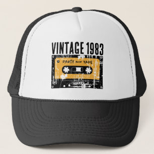 カスタマイズ可能なヴィンテージ1983カセットテープ キャップ