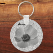 カスタマイズ可能なヴィンテージAnemone Keychain キーホルダー (正面)