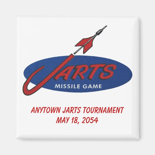 カスタマイズ可能なヴィンテージJartsマグネット マグネット (正面)