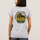 カスタマイズ可能な一般建設請負業 Tシャツ (裏面)