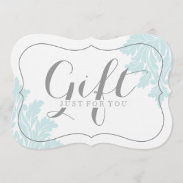 カスタマイズ可能な上品なダンスクギフト証明書