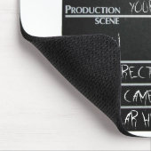 カスタマイズ可能な下見板の石板映画映画製作者のフィルム マウスパッド (コーナー)