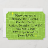 カスタマイズ可能な世紀半ばのモダンなカップルの招待状 招待状 (裏面)