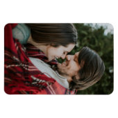 カスタマイズ可能な両面エレガントスクロール2枚の写真 マグネット (横)