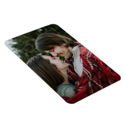 カスタマイズ可能な両面エレガントスクロール2枚の写真 マグネット (右側)