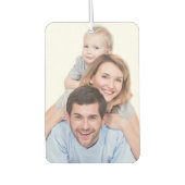 カスタマイズ可能な両面写真パーソナライズされた カーエアーフレッシュナー (正面)