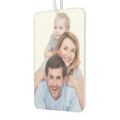 カスタマイズ可能な両面写真パーソナライズされた カーエアーフレッシュナー (左)