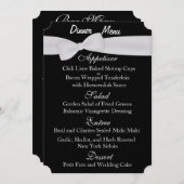 カスタマイズ可能な両面結婚メニュー メニュー (正面/裏面)