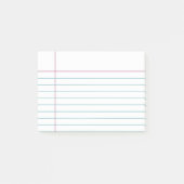 カスタマイズ可能な並べられたノートの紙の付箋 ポストイット (正面)