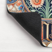 カスタマイズ可能な中世の照明 マウスパッド (コーナー)