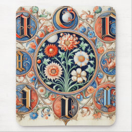 カスタマイズ可能な中世の照明 マウスパッド