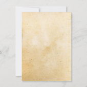 カスタマイズ可能な中世の竜 招待状 (裏面)