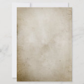 カスタマイズ可能な中世ファンタジー 招待状 (裏面)