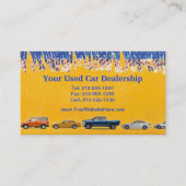 カスタマイズ可能な中古車のディーラーの名刺 名刺 (正面)