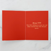 カスタマイズ可能な中国新年2026 カード (内部)