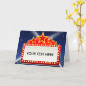 カスタマイズ可能な主演された映画玄関ひさし カード (黄色い花)