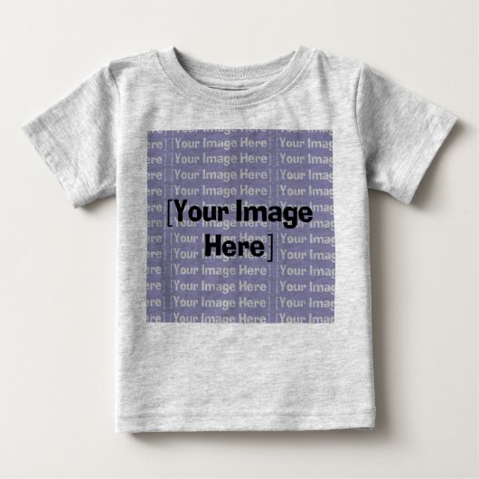 カスタマイズ可能な乳児オーガニック水平 ベビーTシャツ (正面)