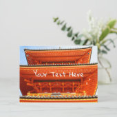 カスタマイズ可能な京都・清水寺 カード (スタンド正面)