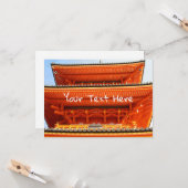 カスタマイズ可能な京都・清水寺 カード (正面/裏面インサイチュ)