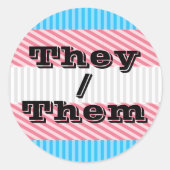 カスタマイズ可能な代名詞ボホストライププライド ラウンドシール (正面)